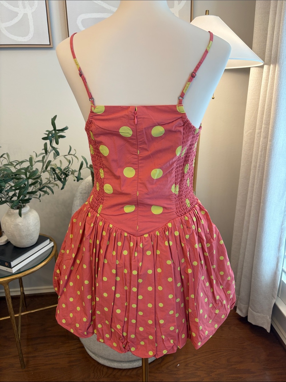 NWT Free People Misty Polka Dot Bubble Hem Minidress - Picture 9 of 11
